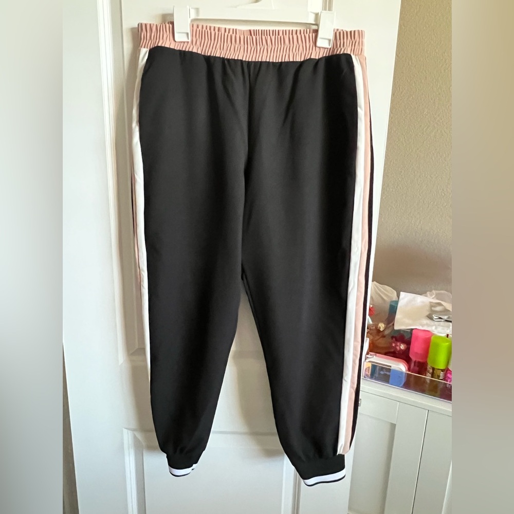 Zara Tan Elastic Waistband Pants